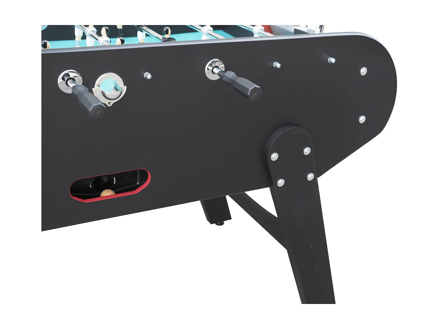 Futbolín de madera negro FLAMENGO