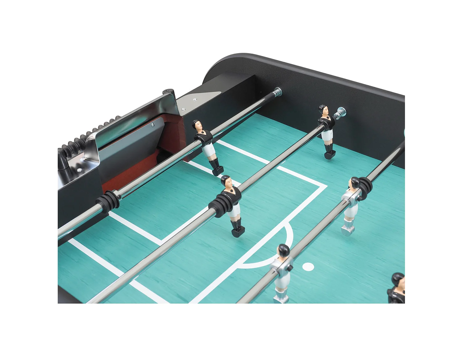 Tischkicker aus Holz, schwarz FLAMENGO