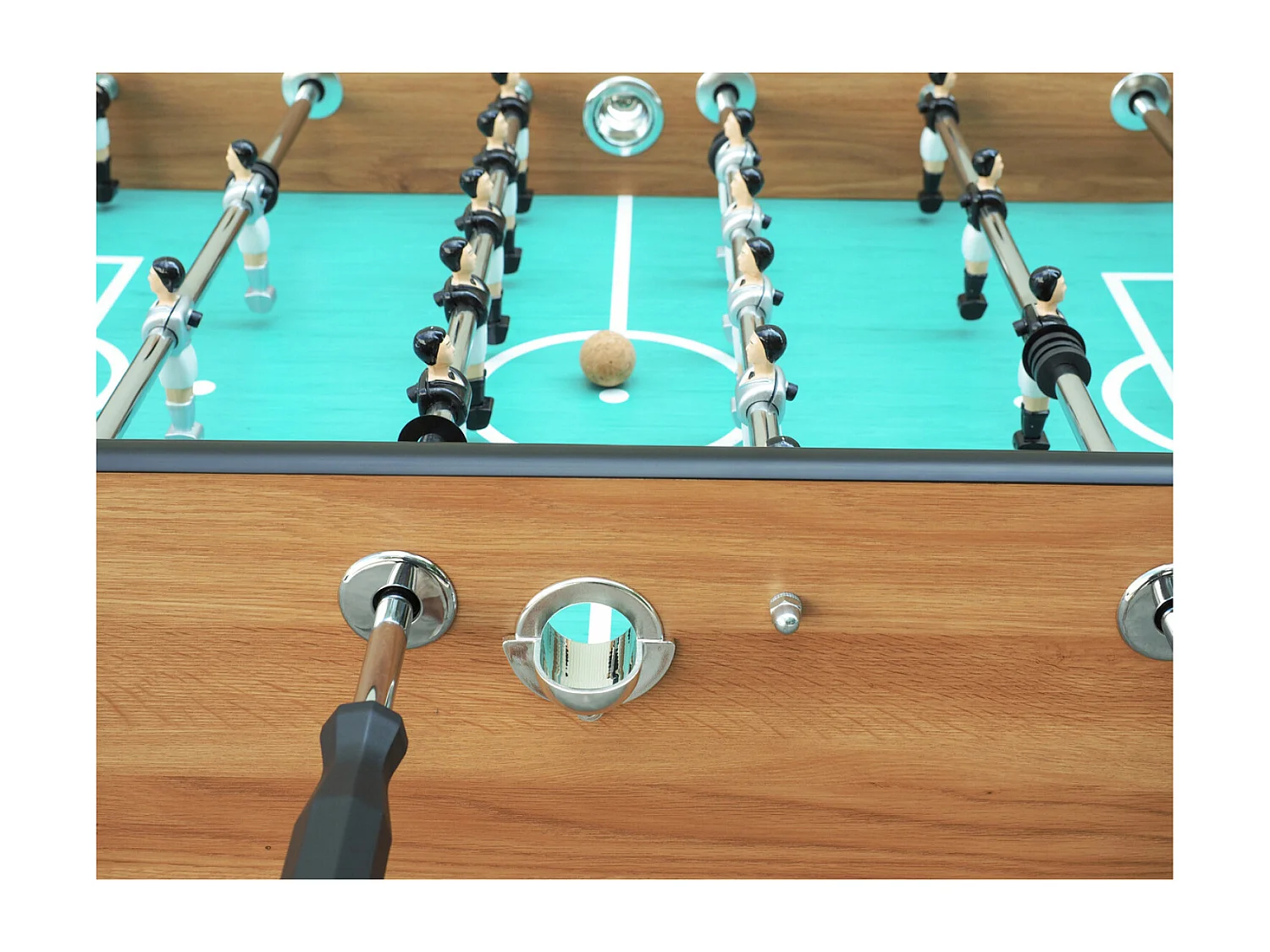 Futbolín de madera claro FLAMENGO