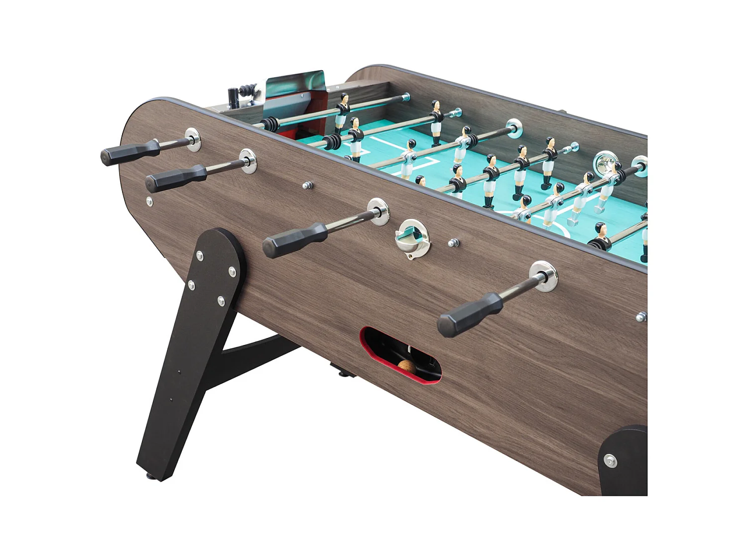 FLAMENGO Tafelvoetbal van grijs hout