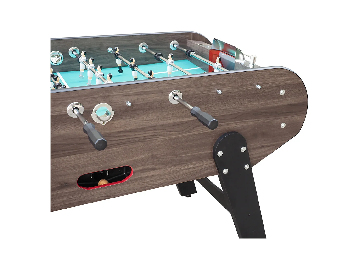 FLAMENGO Tafelvoetbal van grijs hout