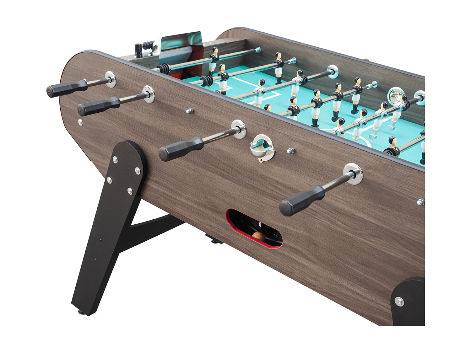 FLAMENGO Tafelvoetbal van grijs hout