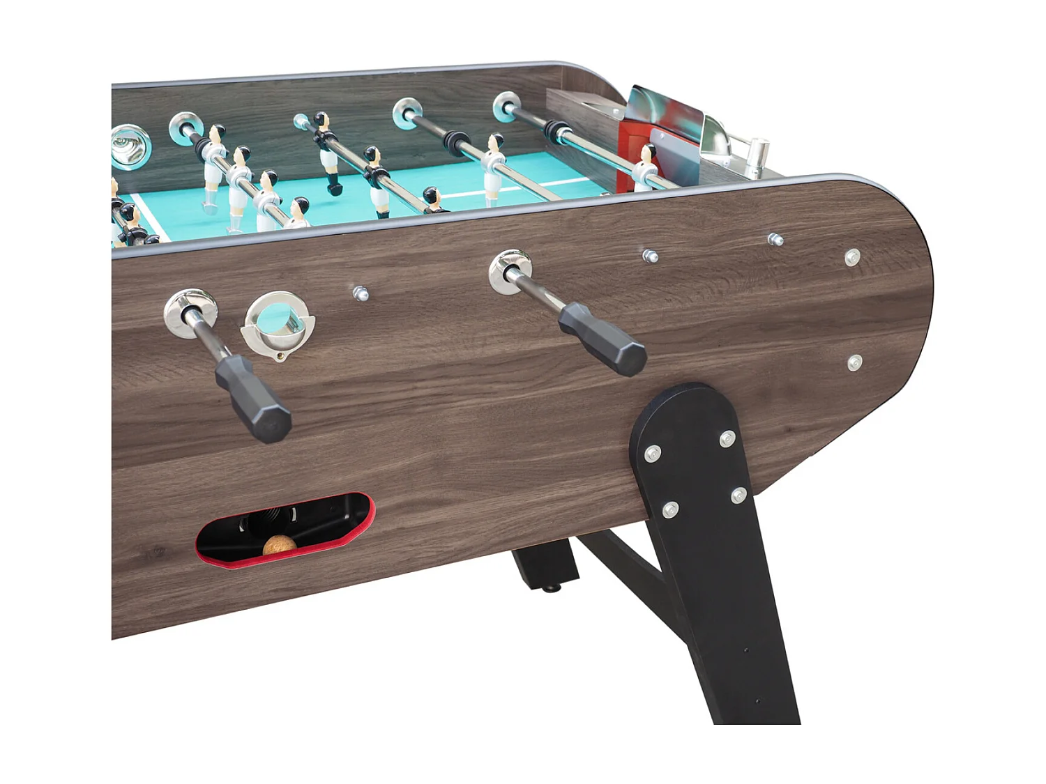 FLAMENGO Tafelvoetbal van grijs hout