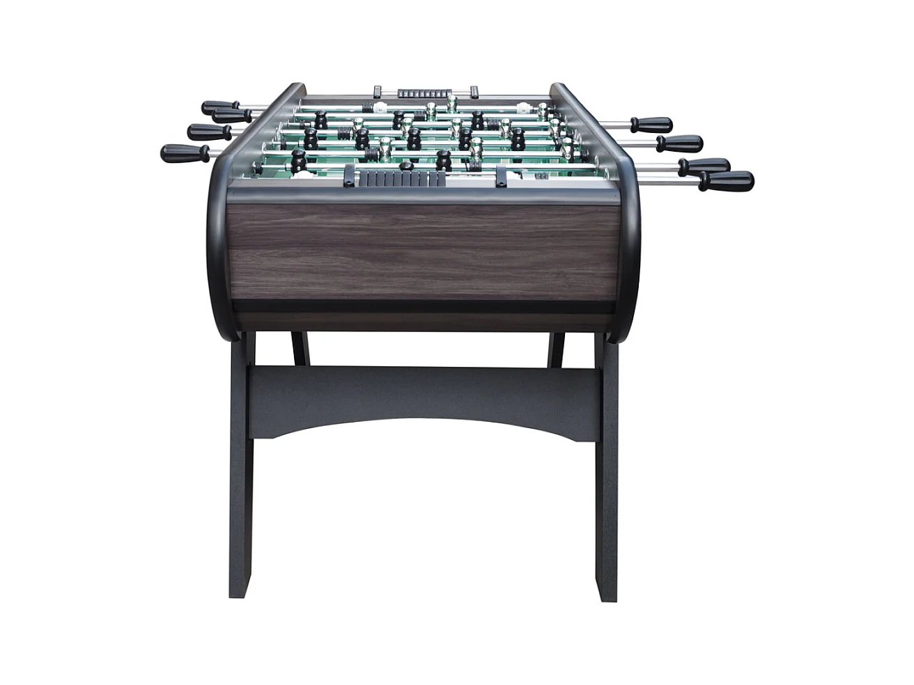 SAOPOLO Tafelvoetbal van lichtgrijs hout