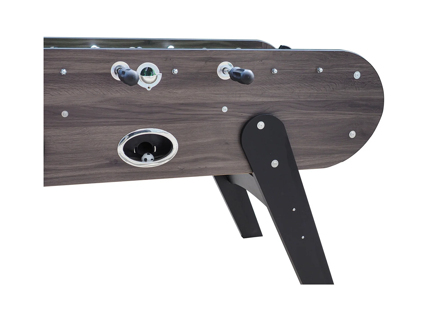 SAOPOLO Tafelvoetbal van lichtgrijs hout