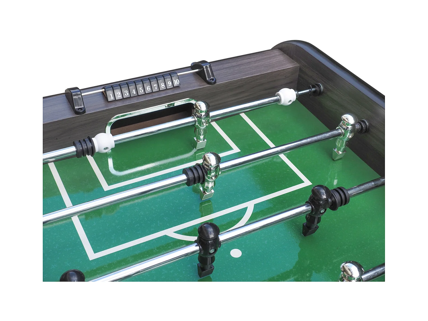 SAOPOLO Tafelvoetbal van lichtgrijs hout