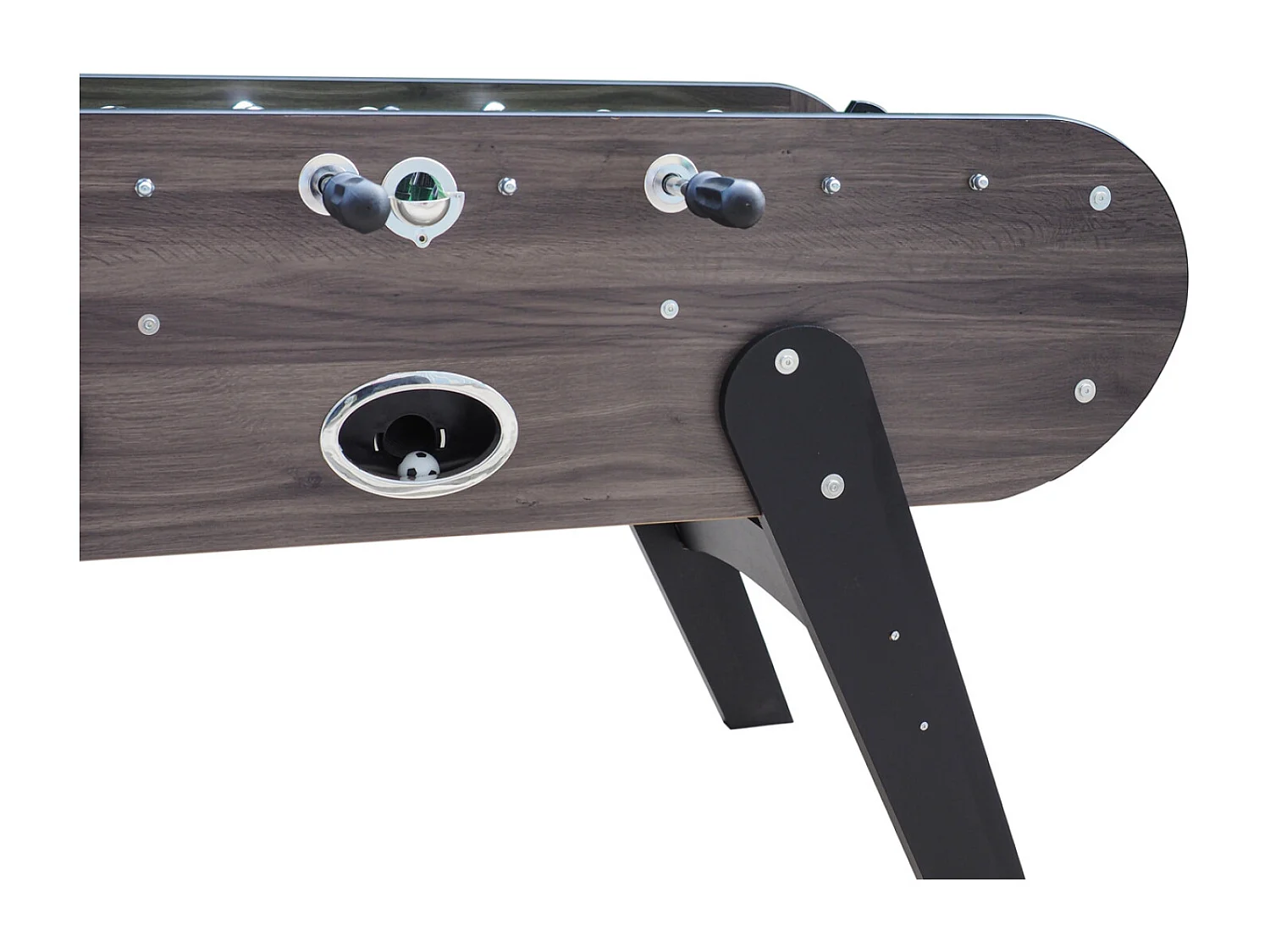 SAOPOLO Tafelvoetbal van lichtgrijs hout