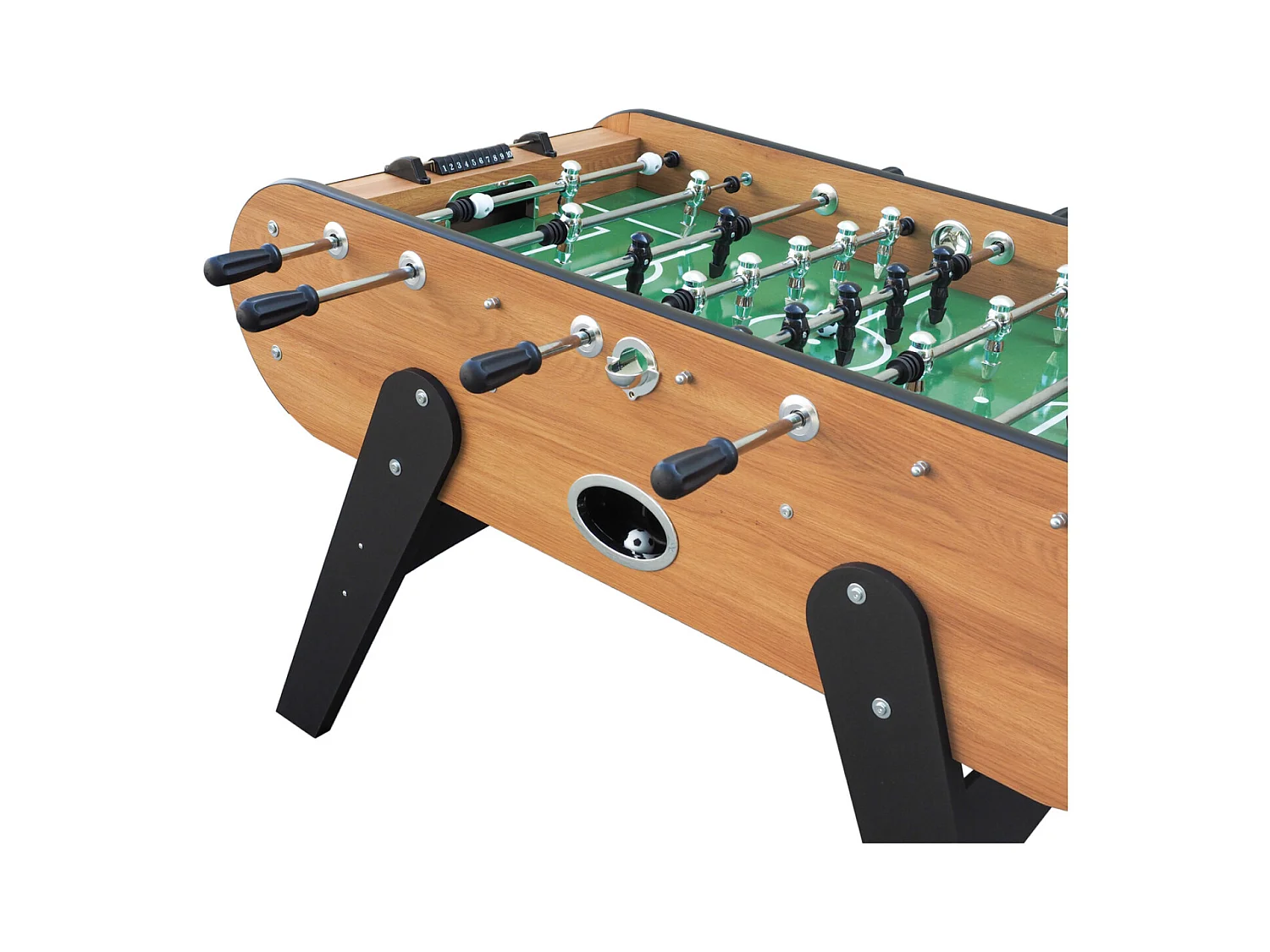 Babyfoot en bois foncé SAOPOLO