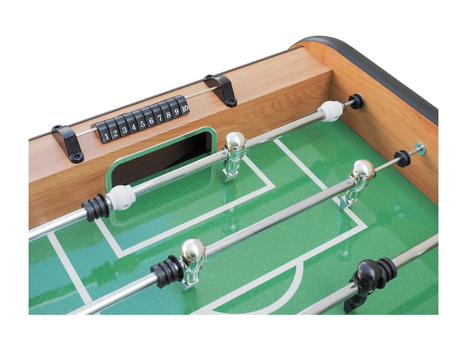 Babyfoot en bois foncé SAOPOLO