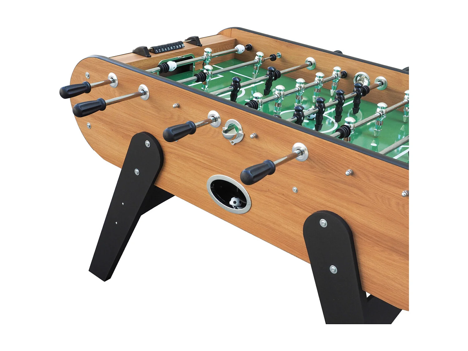 Babyfoot en bois foncé SAOPOLO