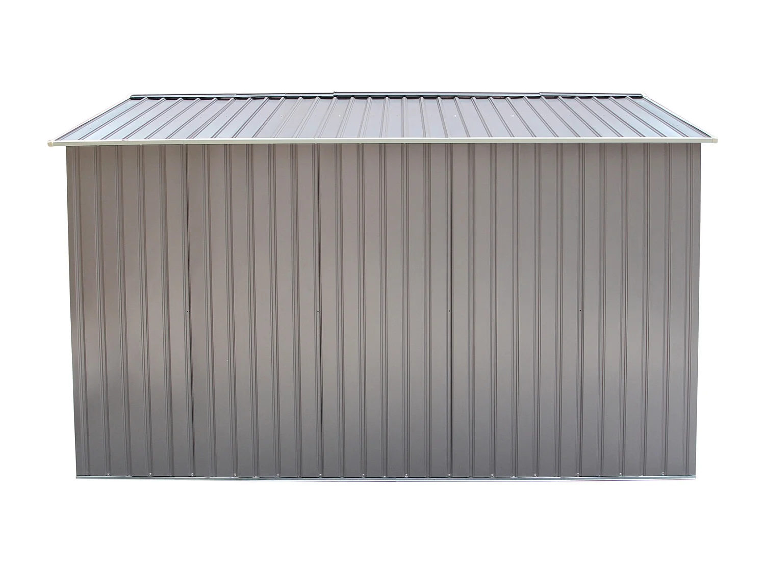 Abri de jardin 10,85 m² en acier  gris SANCY