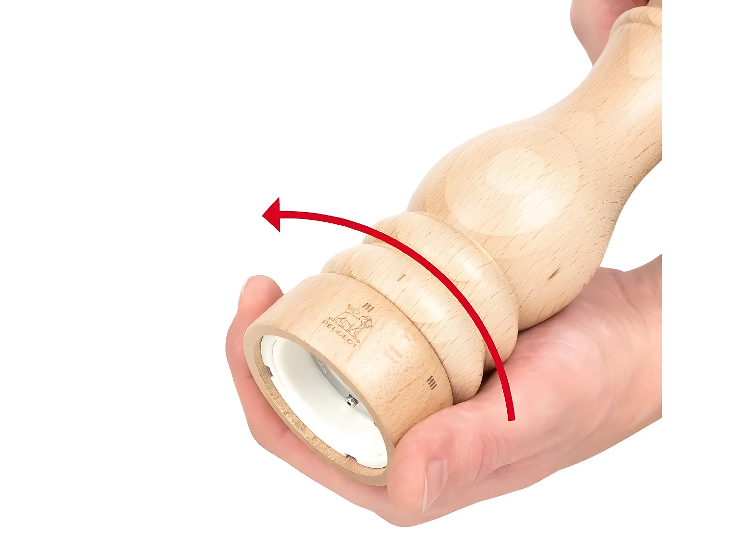 Moulin à sel 18 cm Paris u'Select bois naturel