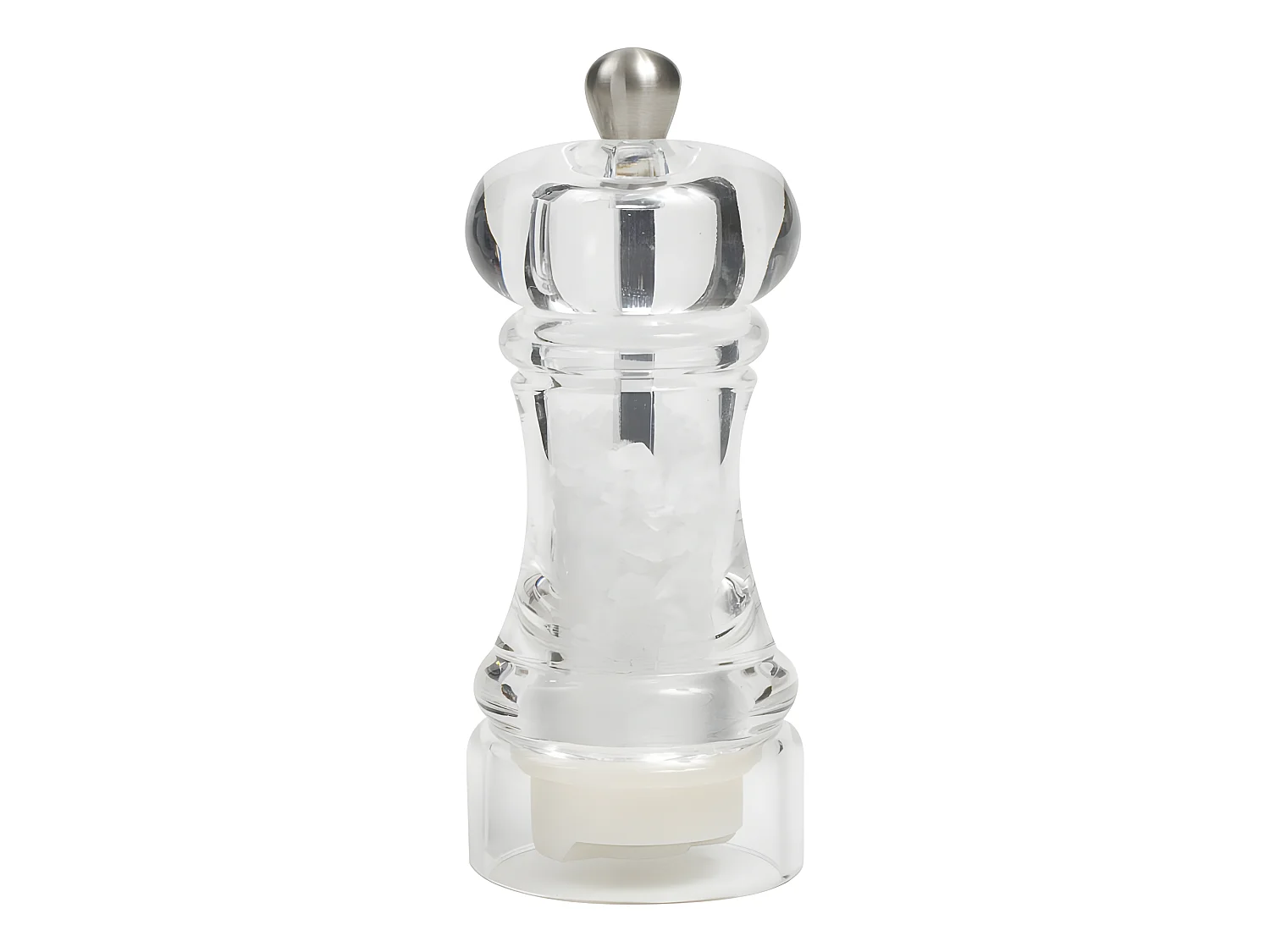 Moulin à sel Slim hauteur 10 cm en acrylique