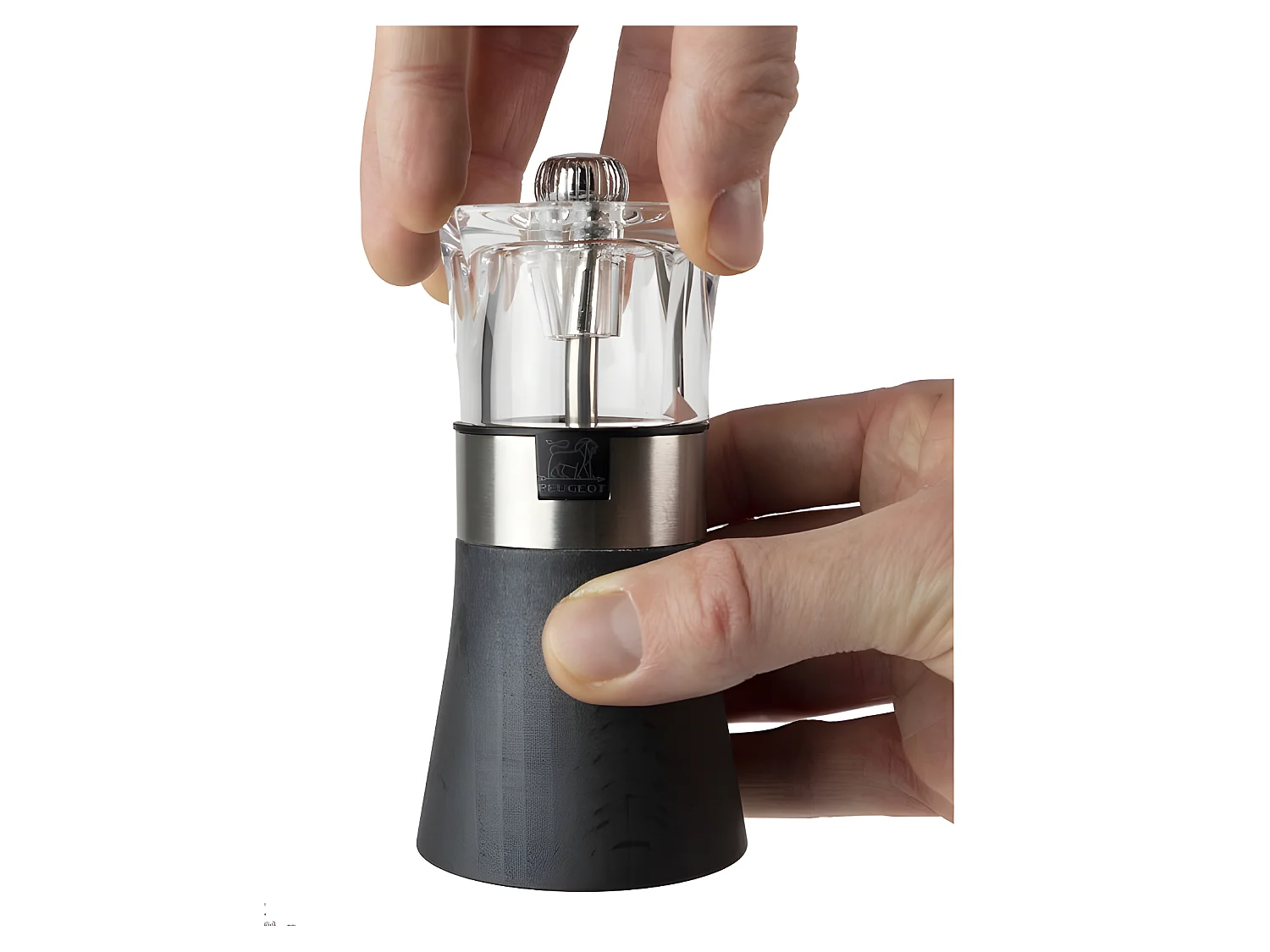 Moulin à poivre 12 cm en bois graphite Oslo