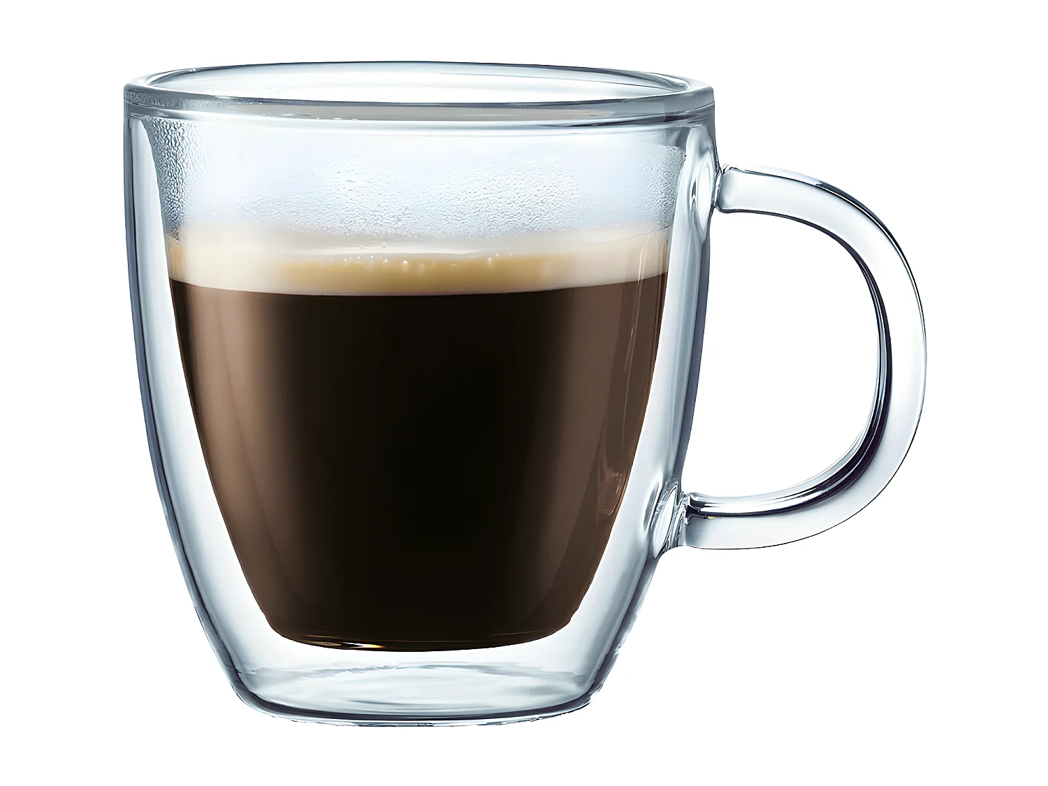 Set de 6 tasses à café Borosilicate 9 cl double paroi