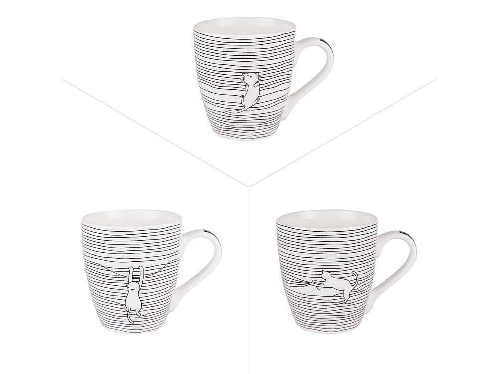 Tasse Filo cats 23 cl (lot de 3)