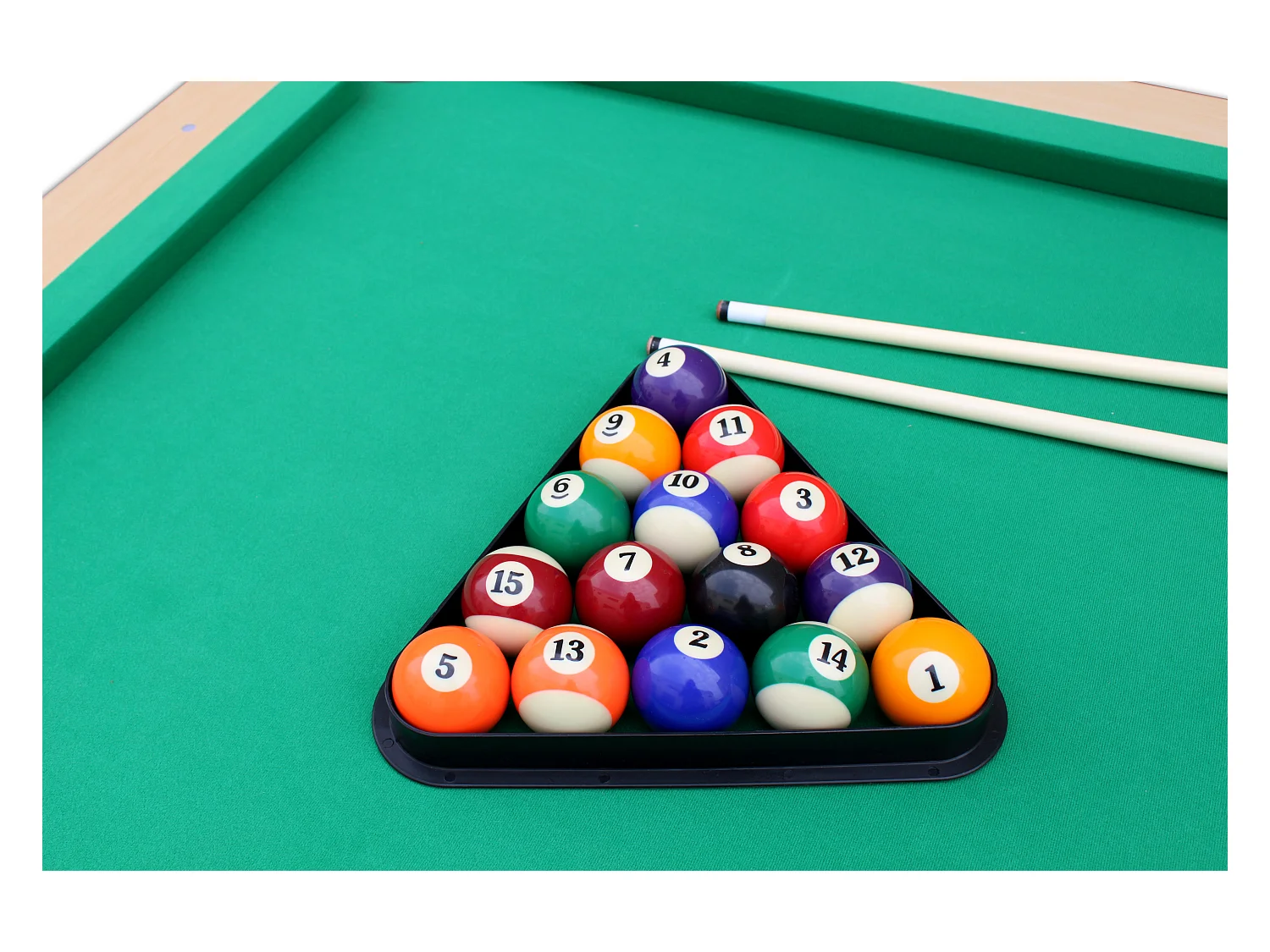 Billar americano de madera + Accesorios incluidos CHICAGO
