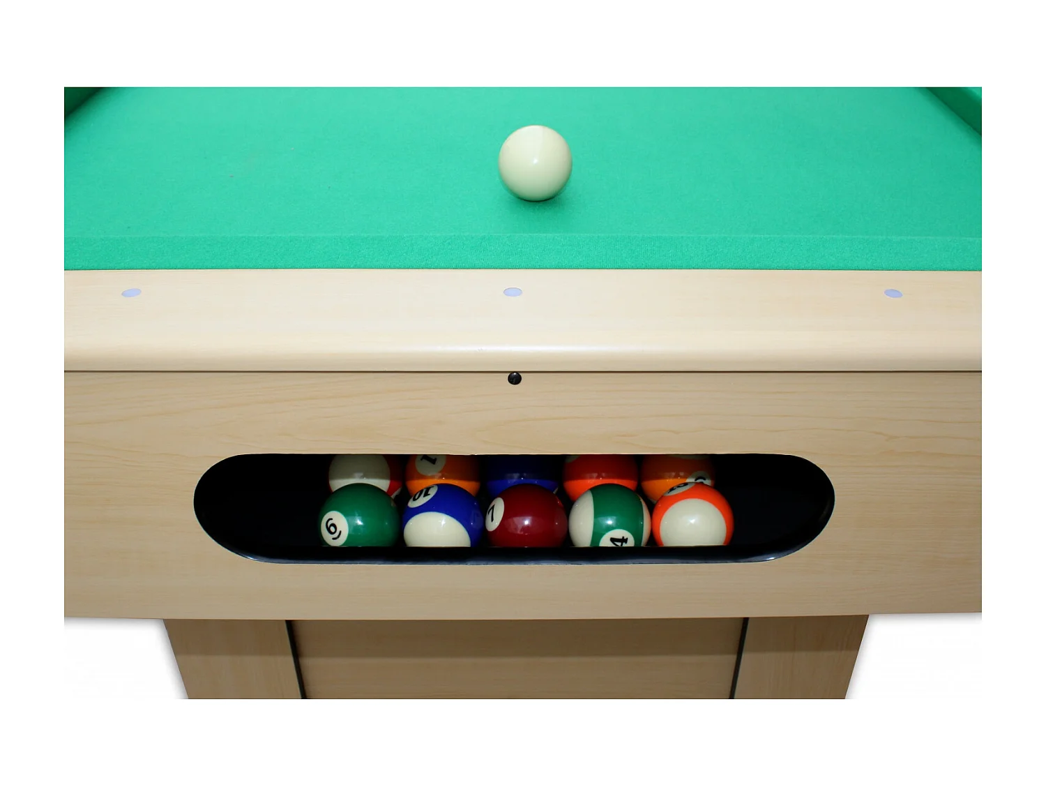 ‌Amerikanischer Billardtisch aus Holz mit Zubehör CHICAGO