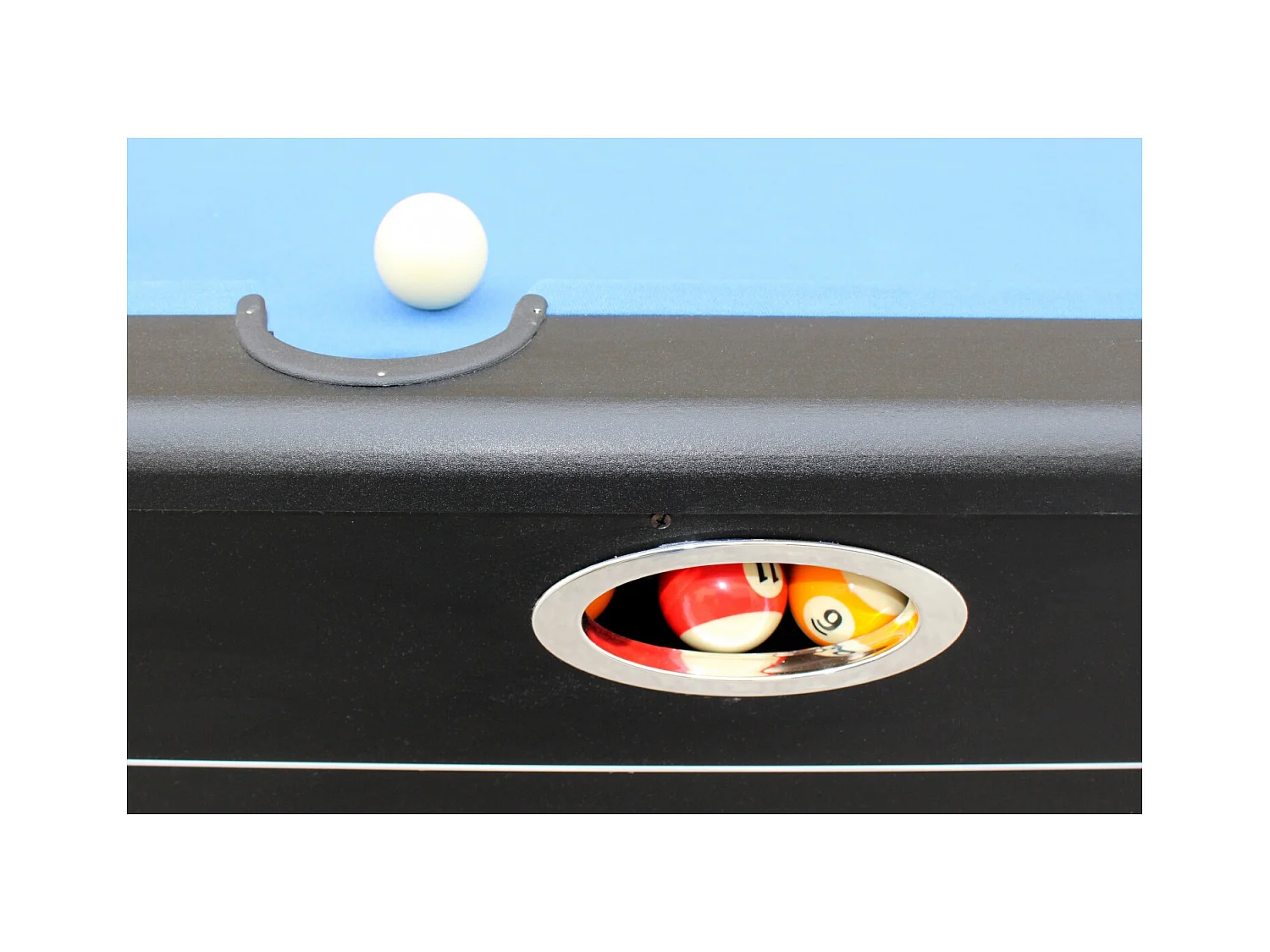 VEGAS Amerikaans biljart met LED-verlichting en accessoires inbegrepen