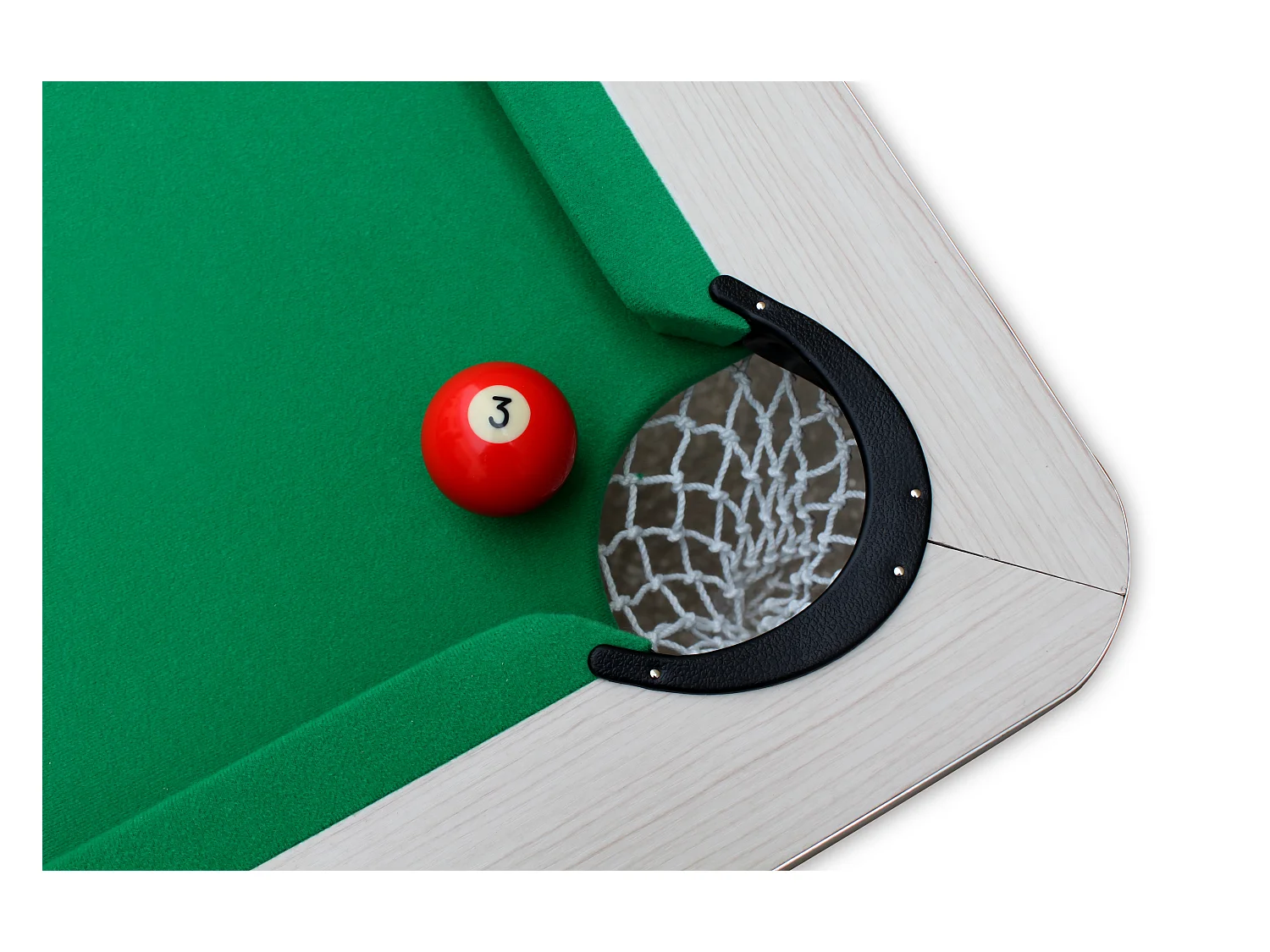 Amerikanischer Billardtisch aus Holz mit Zubehör ORLANDO