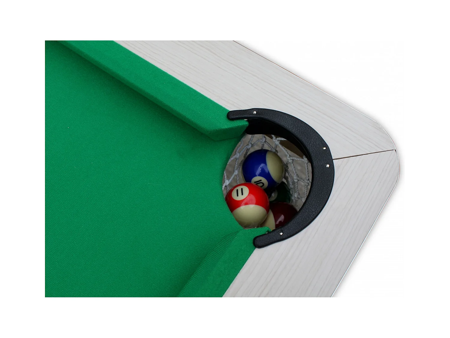 Amerikanischer Billardtisch aus Holz mit Zubehör ORLANDO