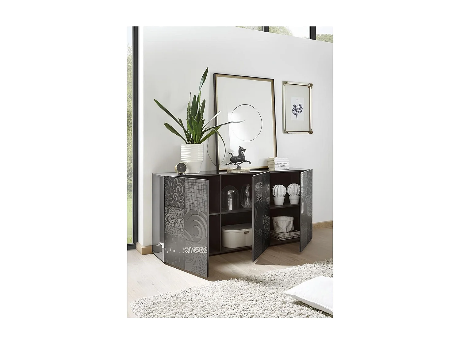 Salle à manger MIREL anthracite