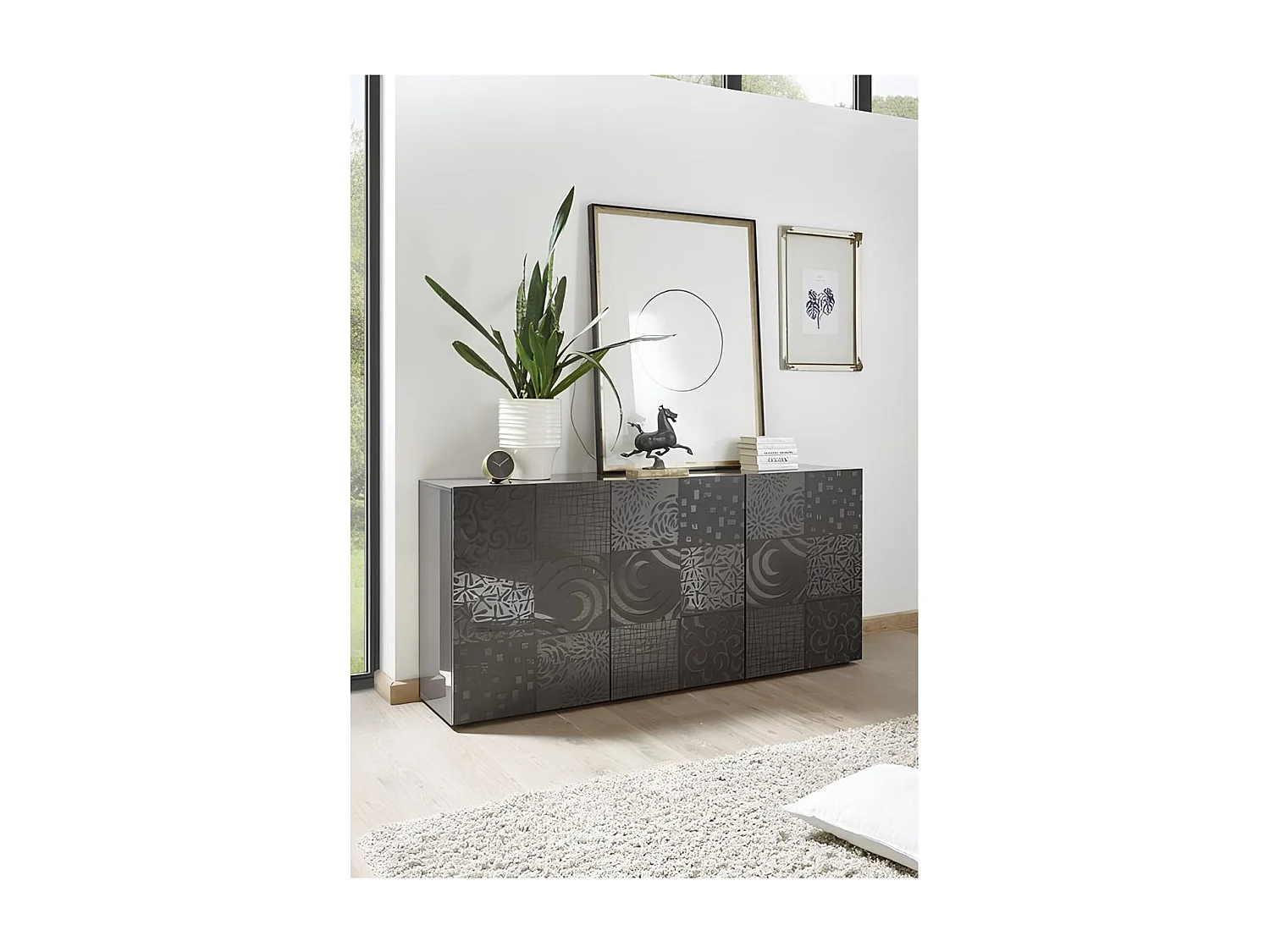 Salle à manger MIREL anthracite