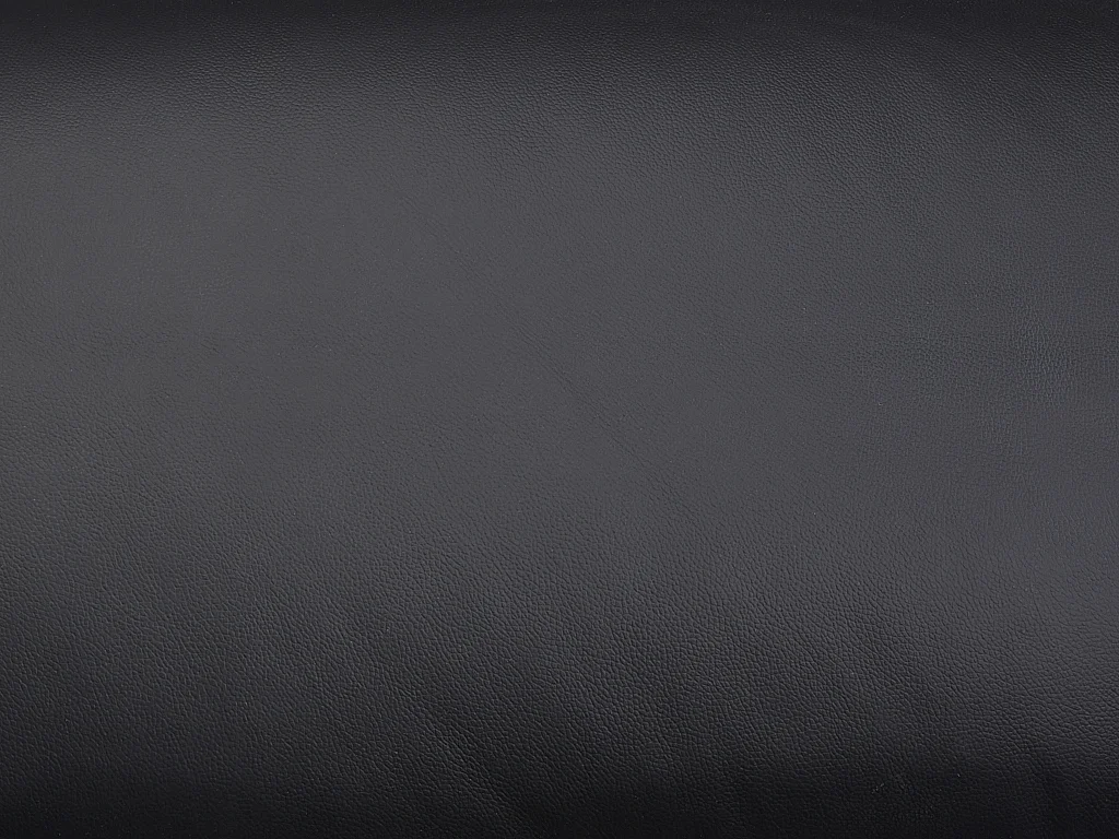 Canapé 3 places en cuir de buffle noir MIMAS