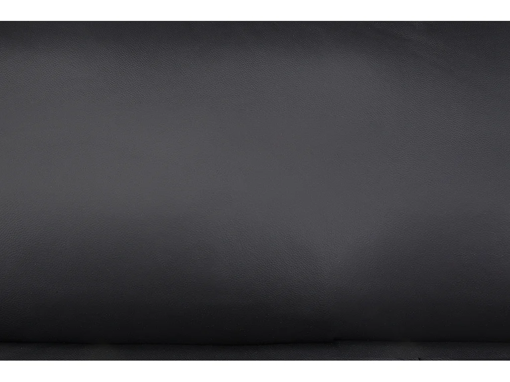 Ledersofa 2-Sitzer - Büffelleder - Schwarz - MIMAS