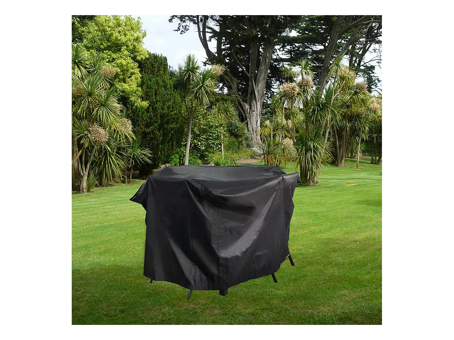 Capa de proteção para conjunto de jardim Ravenne 165x140x105 cm (6/8/10/12 lugares) - Preto