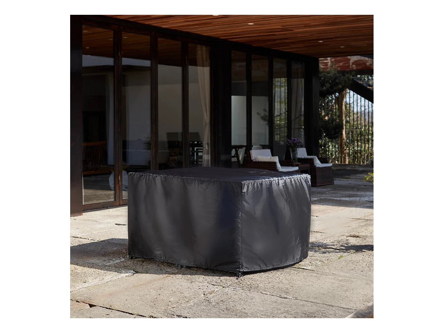 Schutzabdeckung für Gartenmöbel 119 x 119 x 70 cm OBAL