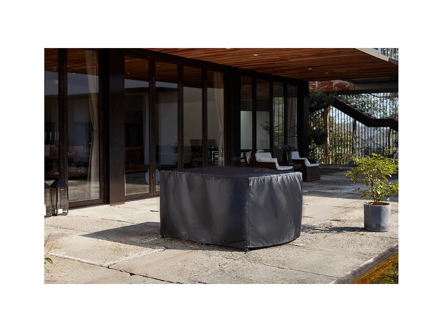 Schutzabdeckung für Gartenmöbel 119 x 119 x 70 cm OBAL