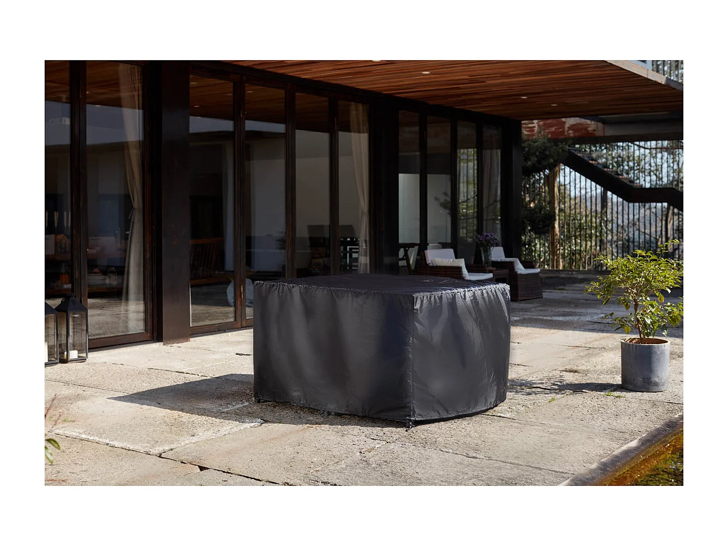 Copertura protettiva per salotto da giardino 119 x 119 x 70 cm