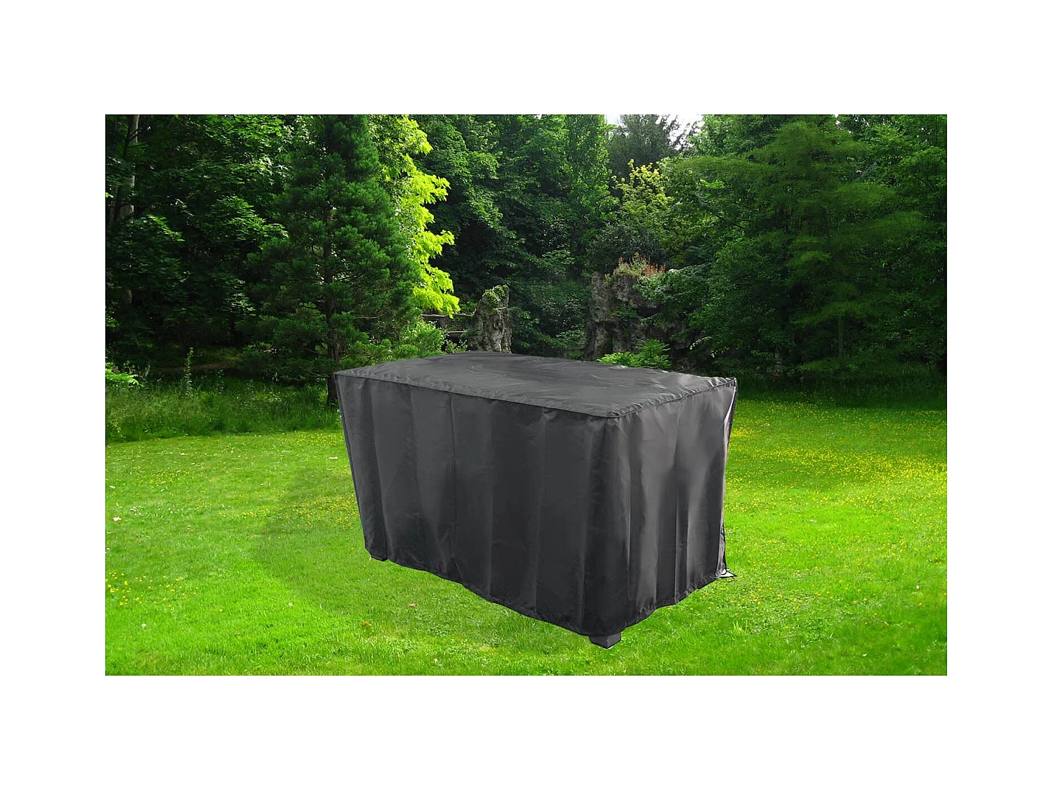 Beschermhoes voor Uitschuifbare Console 104x59x70cm van Polyester - Zwart