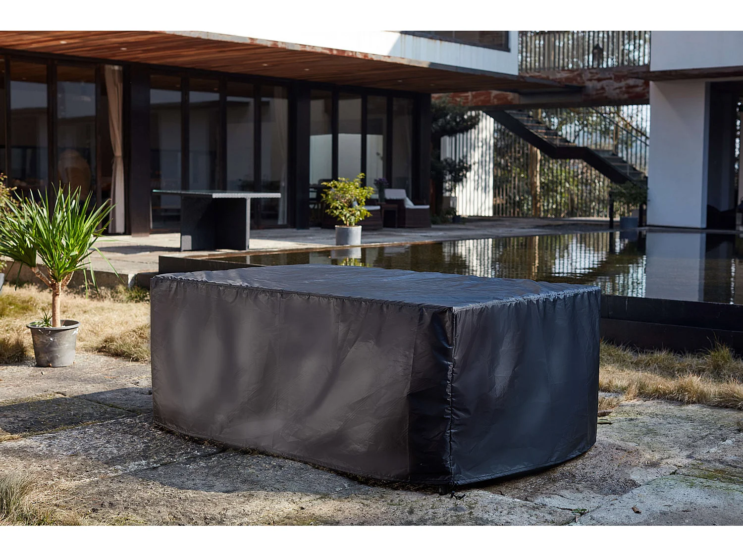 Hülle für Gartenmöbel aus Harz, 12 Plätze FLORIDA