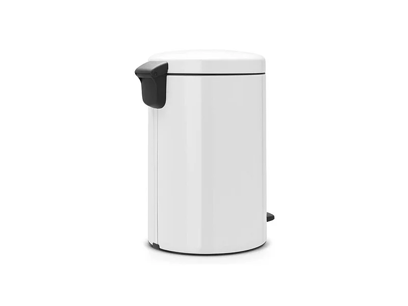 Cubo de Basura con Pedal Brabantia Newicon 20L Blanco Diseño Intemporal Antiolor Higiénico