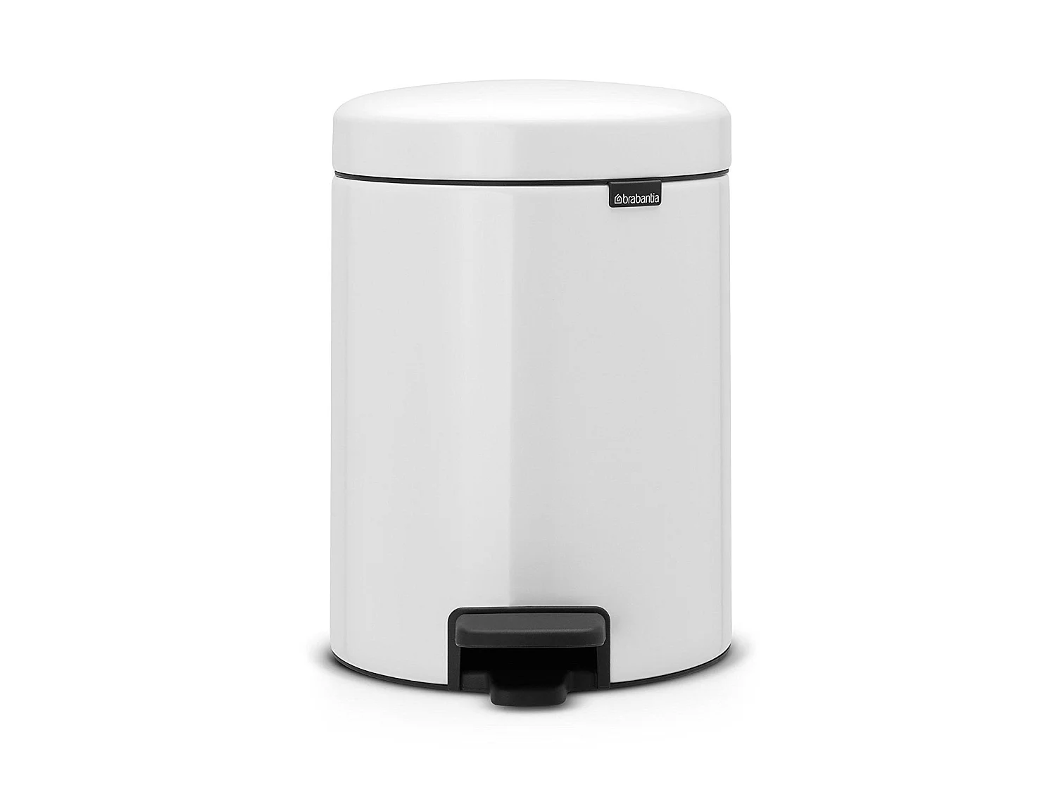 Pedaalemmer New Icon 3L Wit Brabantia - Stille Sluiting en Geurvrij