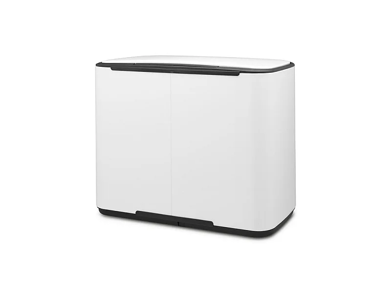 Poubelle à pédale 36l blanc