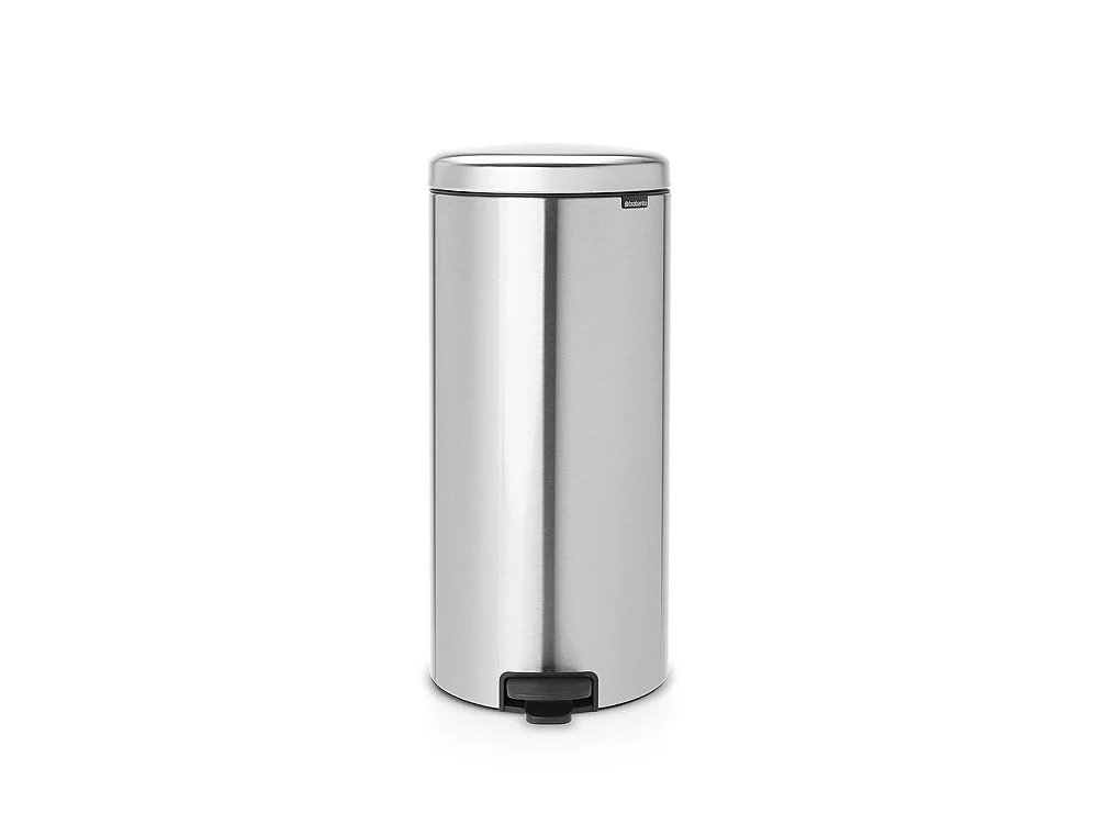 Treteimer Newicon 30L Mattstahl Code G Silber Praktisch und Leise