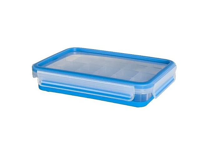 Clip&Close Bac à glaçons bleu rond