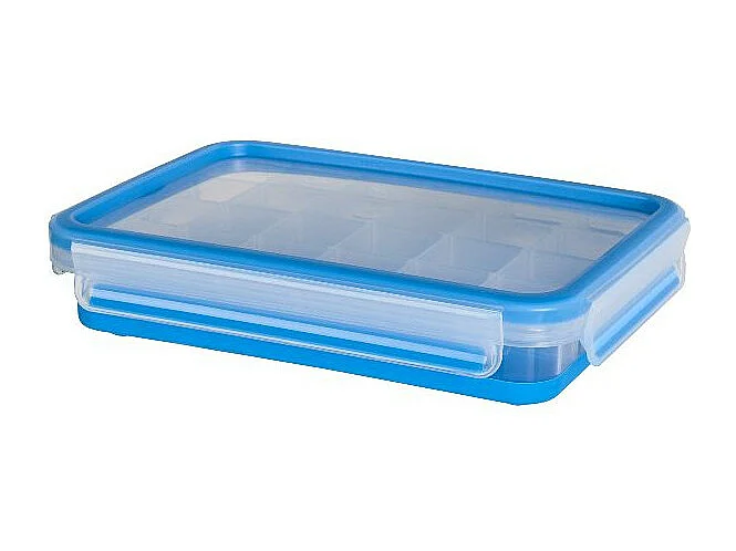 Clip&Close Bac à glaçons bleu rond