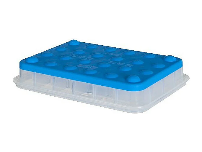 Clip&Close Bac à glaçons bleu rond