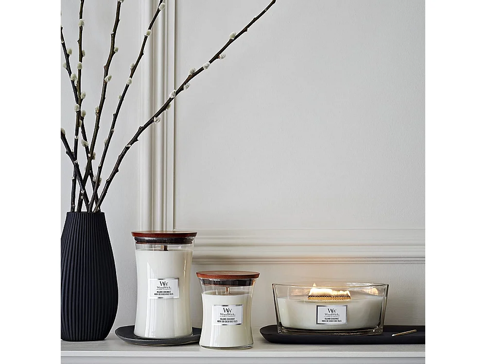 Bougie parfumée  noix de coco modèle moyen