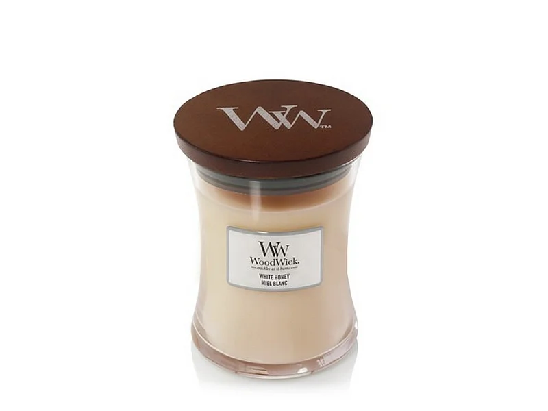 Bougie miel blanc modèle moyen
