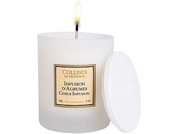 Bougie parfumée d'infusion d'agrumes 180g
