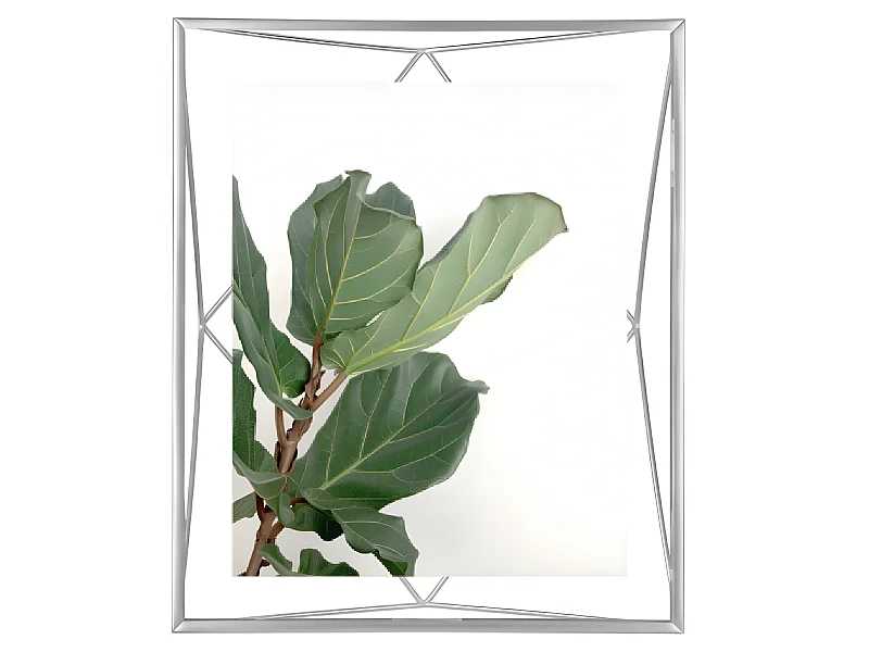 Cadre photo 20x25 cm Prisma en métal argenté