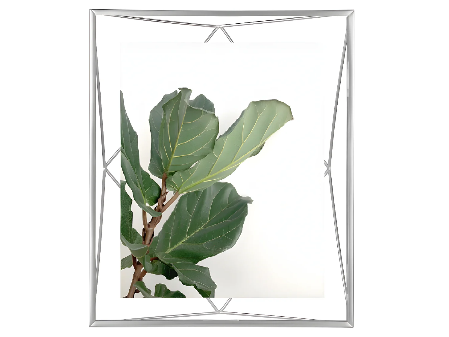 Cadre photo 20x25 cm Prisma en métal argenté