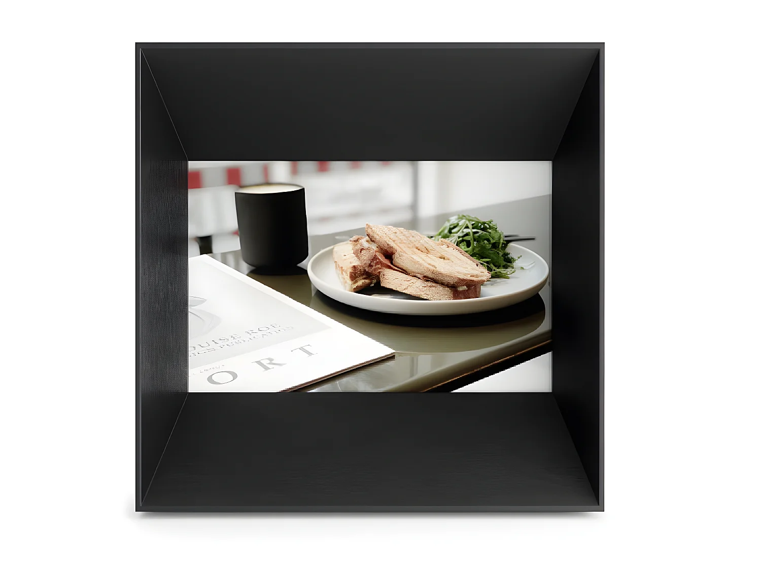 Cadre pour photo 10x15cm Lookout noir