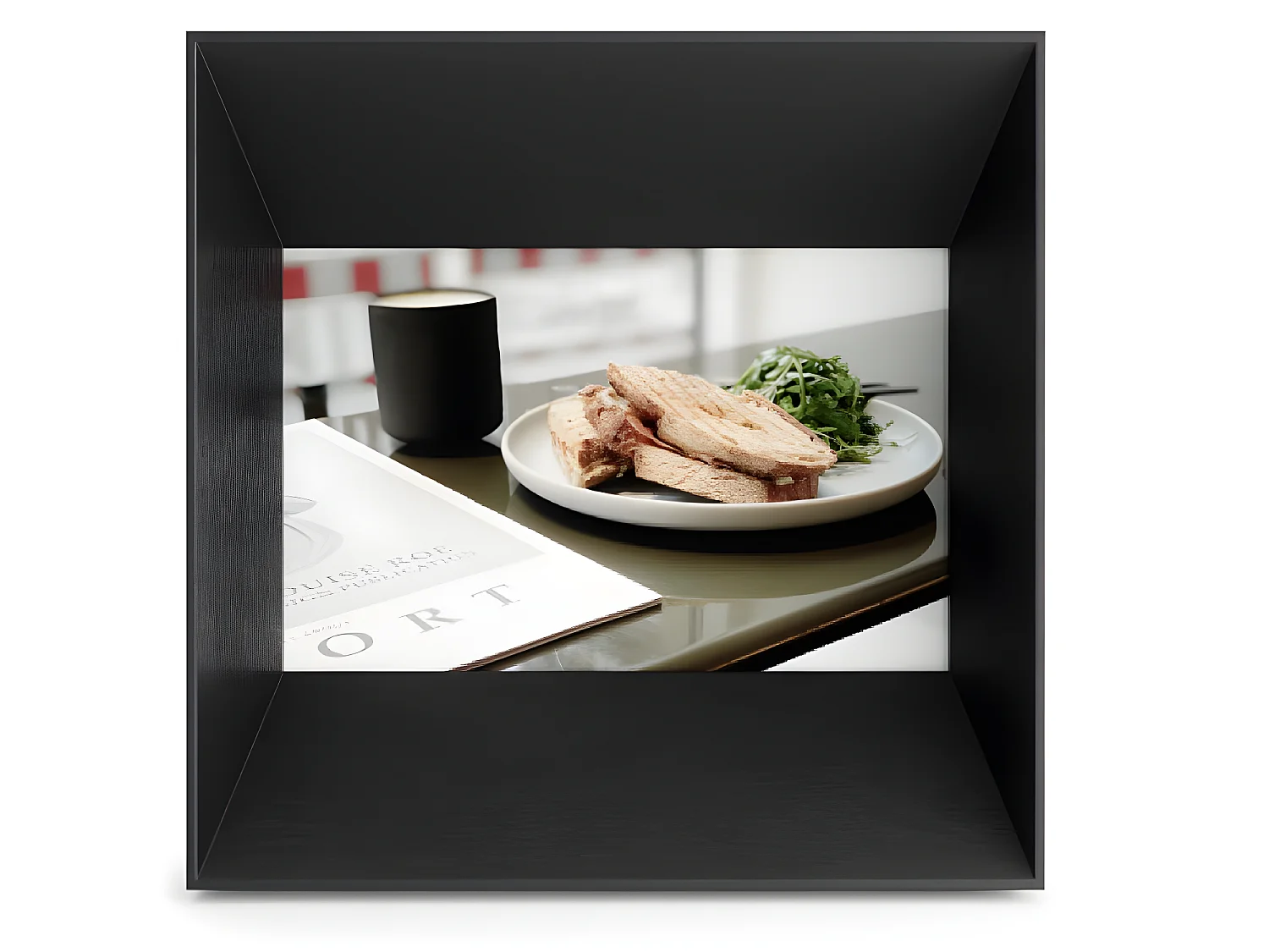 Cadre pour photo 10x15cm Lookout noir