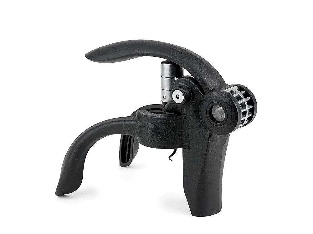 Tire-bouchon à levier noir avec coupe-capsule 14 cm Baltazar Dark